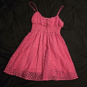 Urban Outfitters Pink Floral Mini Dress